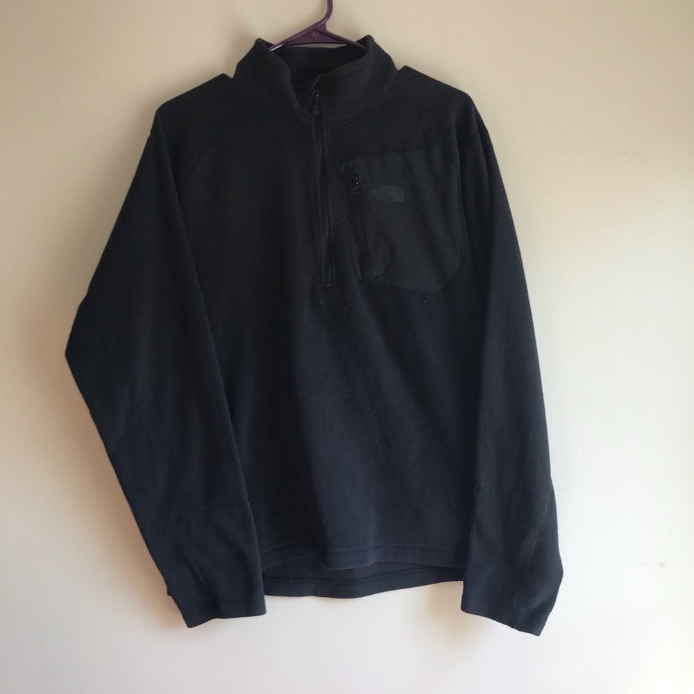 Black fleece North Face